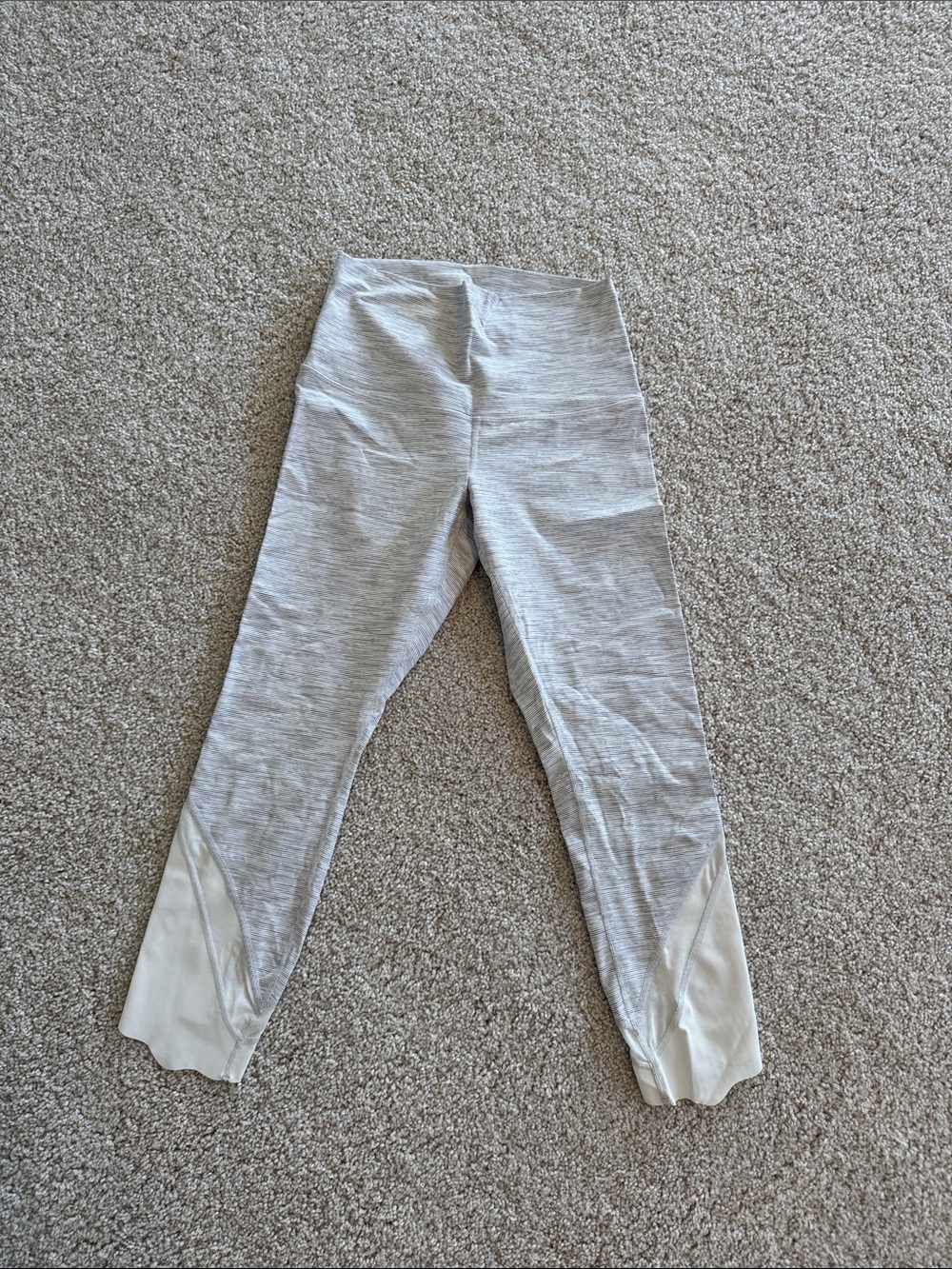 Lululemon Wunder Under Scalloped Hem High-Rise Crop 23"